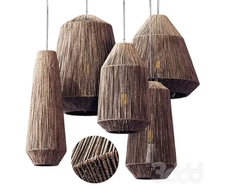 Lamp barrel big rope