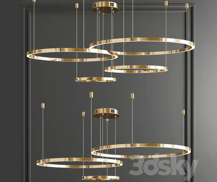 Lampatron cruise ring chandelier