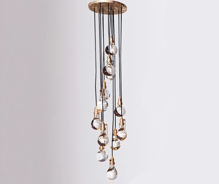 Loft design chandelier