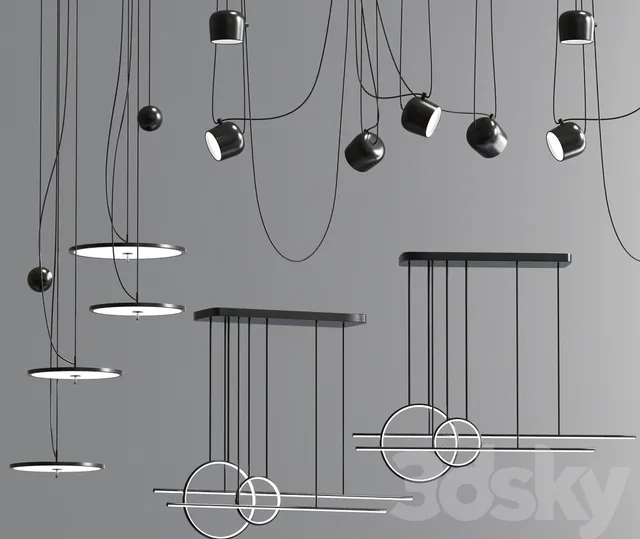 Modern ceiling light suspension pendant