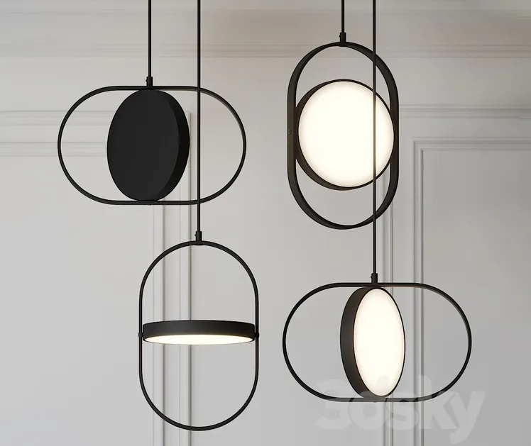 Moon inspired pendant light by elina ulvio