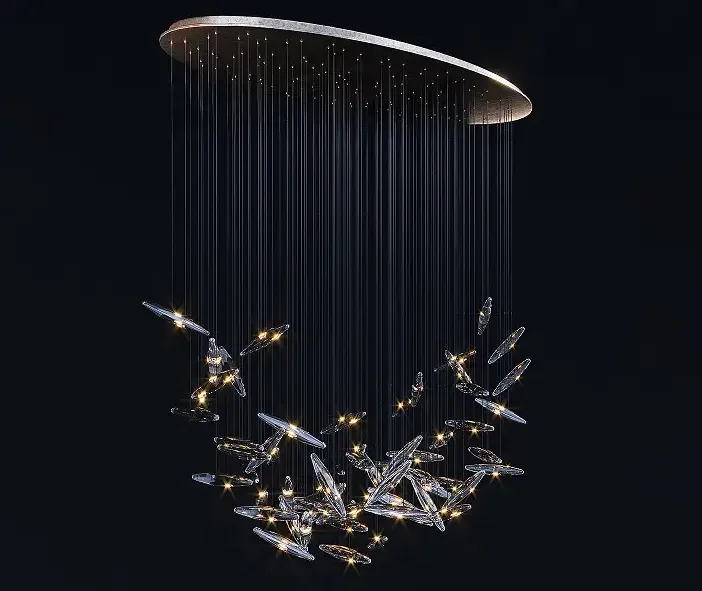 Ochre moonlight murmuration