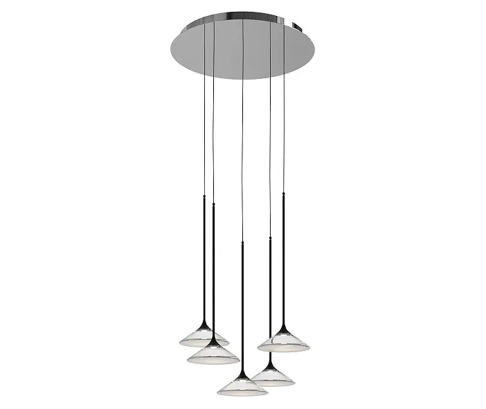 Orsa multipoint pendant light by artemide