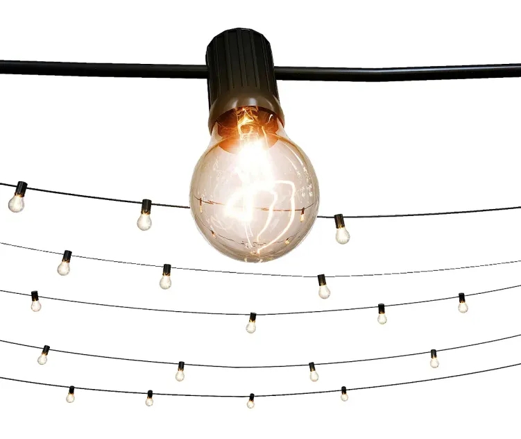 Outdoor string lights for patio garden backyard wedding party christmas lights