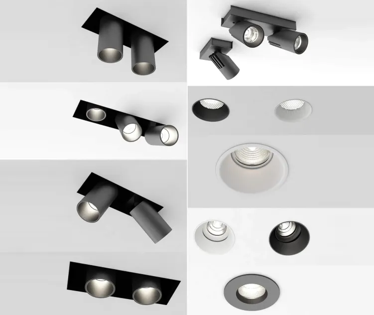 Overhead ceiling lights