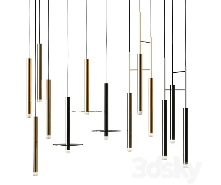 Pendant lamp grok candle series