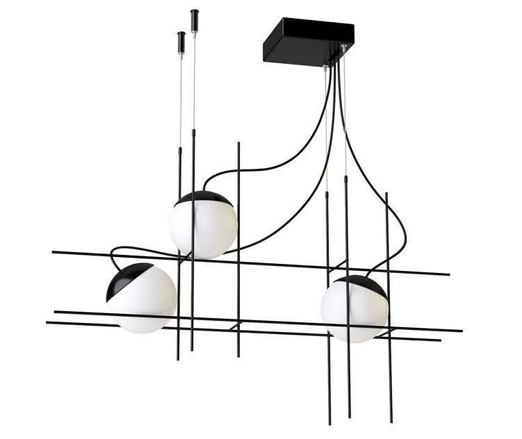 Plot frame sp led pendant lamp by vistosi