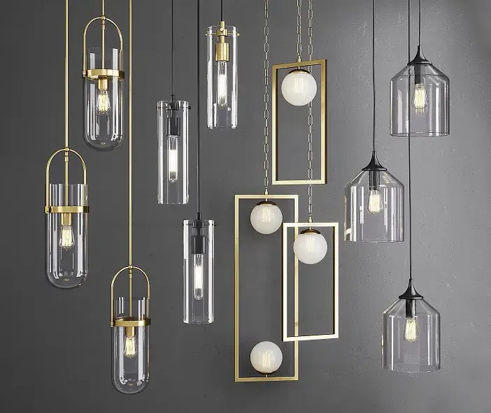 Pottery barn pendant lighting collection