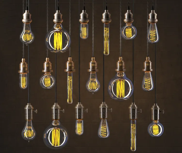 Rh lightbulb collection