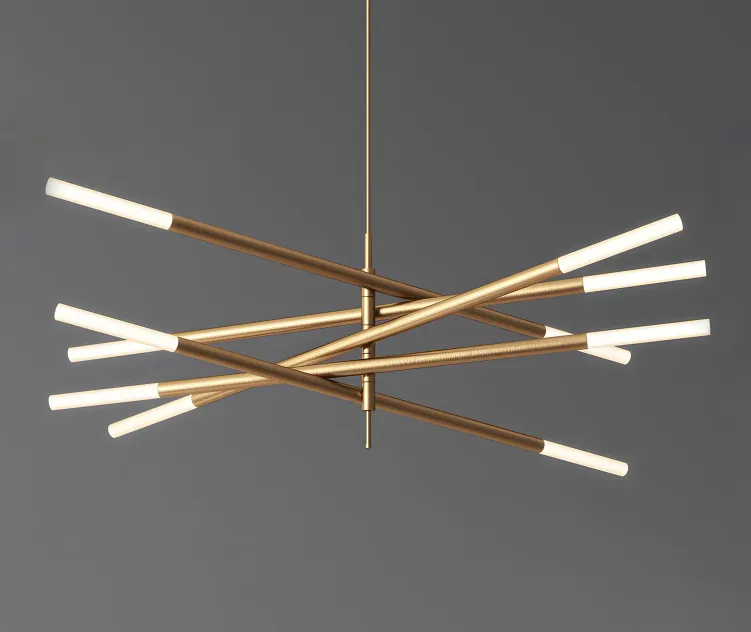 Rousseau articulating led chandelier