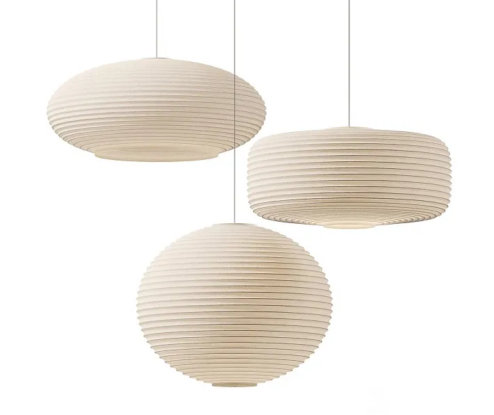Sansho paper pendant lights