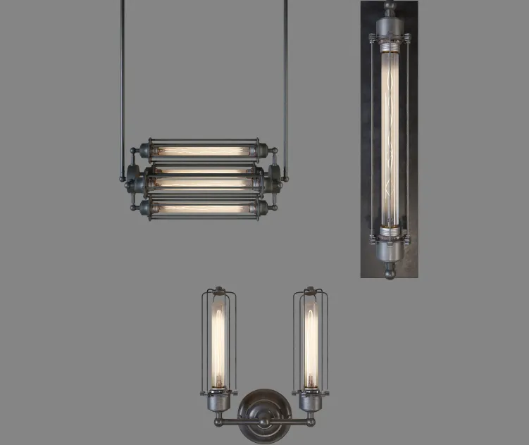 Series loft industrial edison cage
