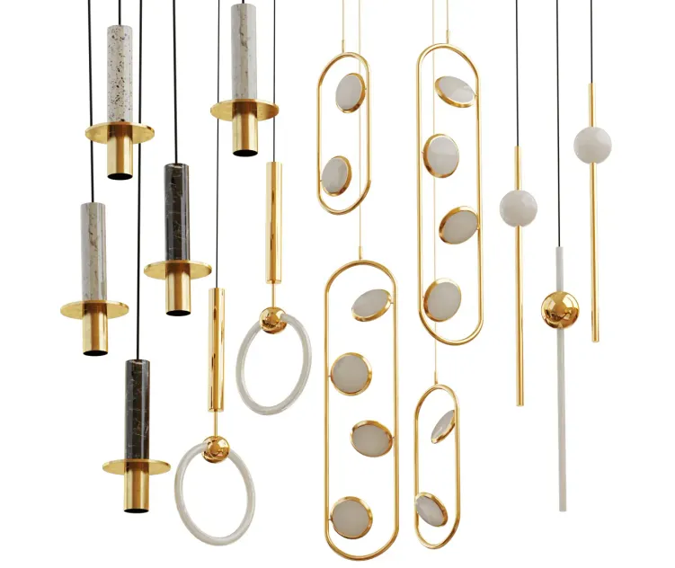 Set from suspendeds chandeliers lee broom