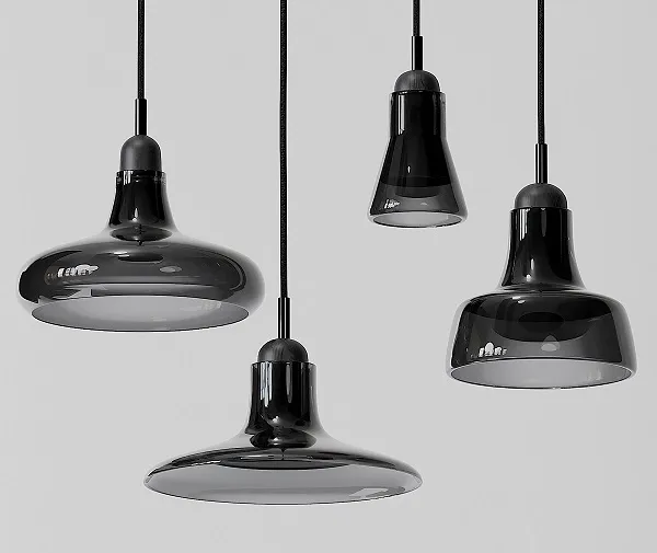 Shadow largependants blackand white