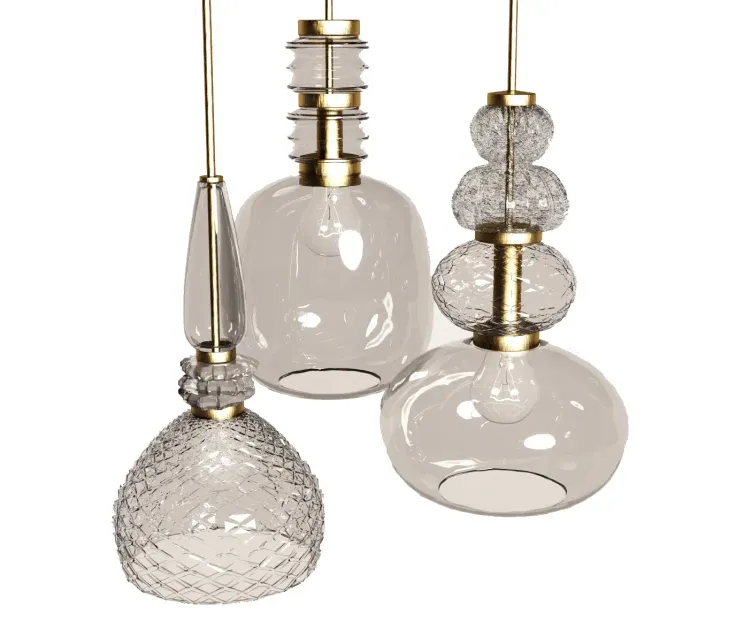 Suspended lamps carnival by vintage