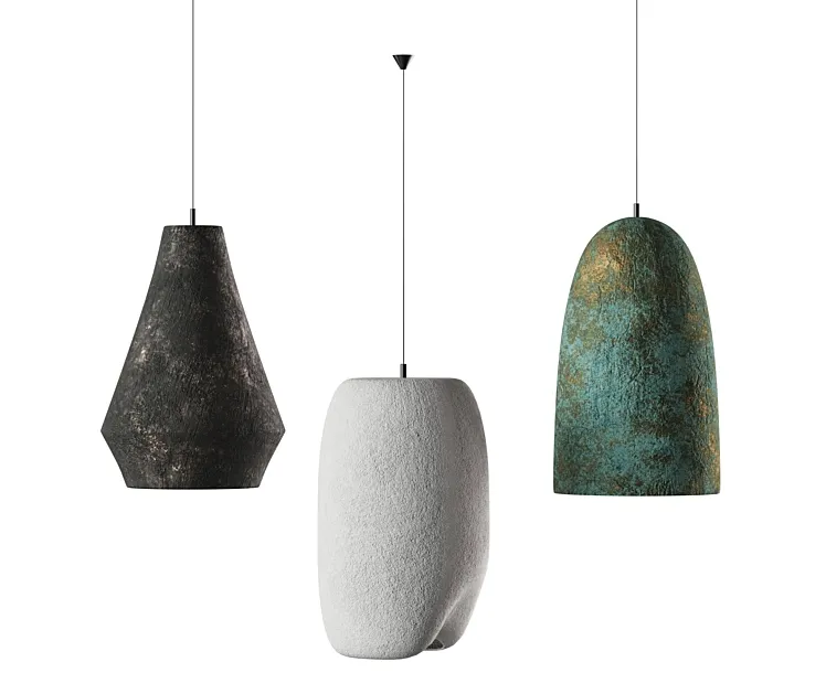 Wabi sabi lamps