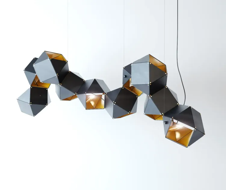 Welles long chandelier