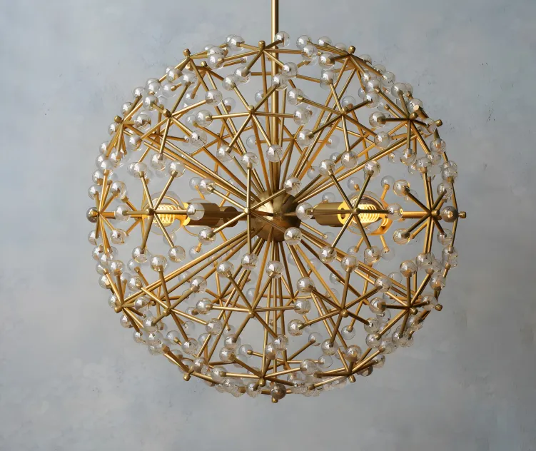 West elm floral burst chandelier