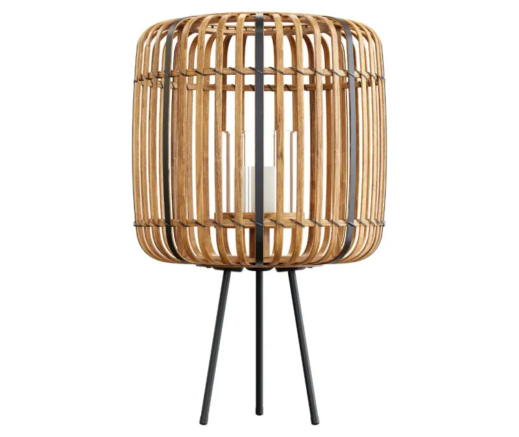 Zara home the bamboo decorative candle lamp