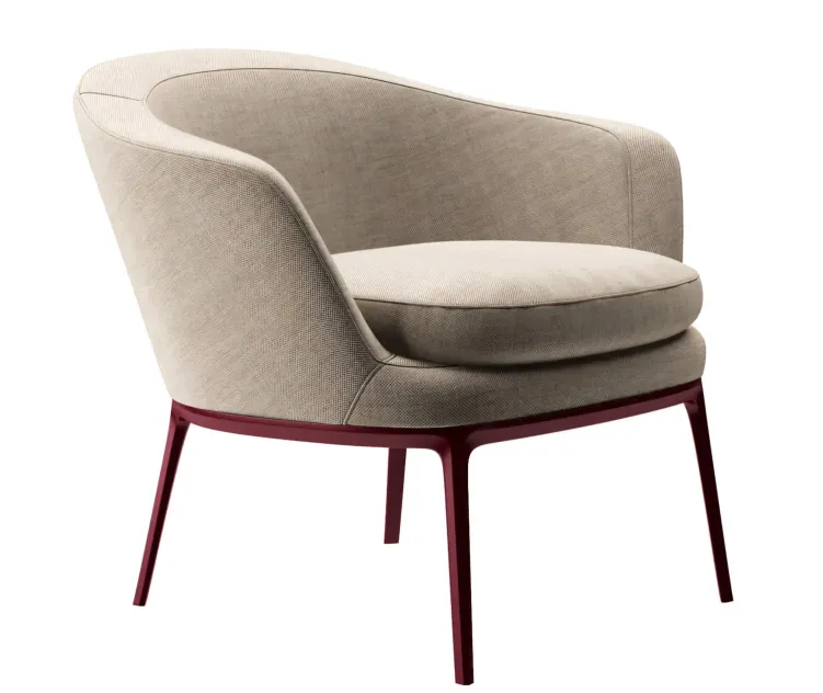 Caratos armchair cab by bb italia