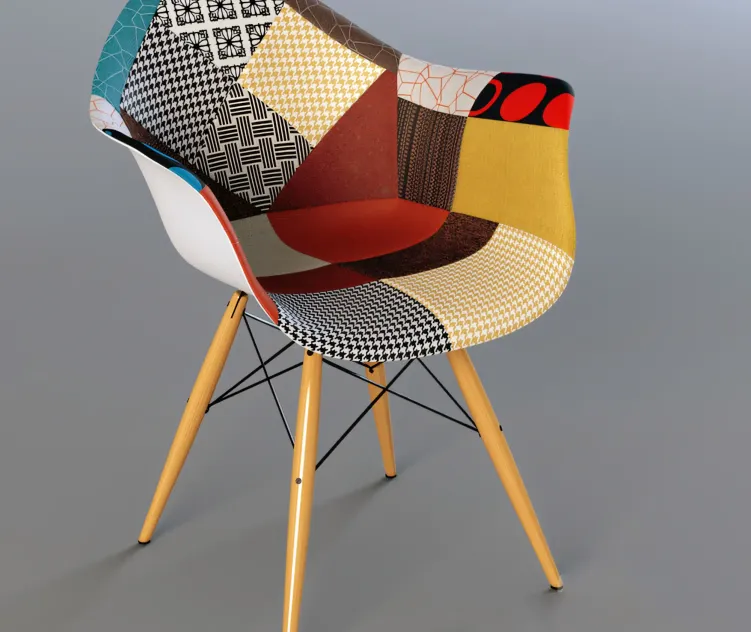 Chair eames dsw patchwork