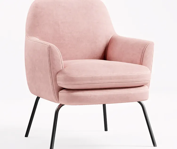 Chloevelvet armchair