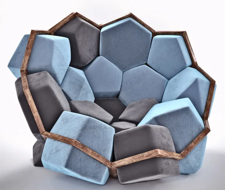 Crystal armchair quartz by ctrlzak davide barzaghi