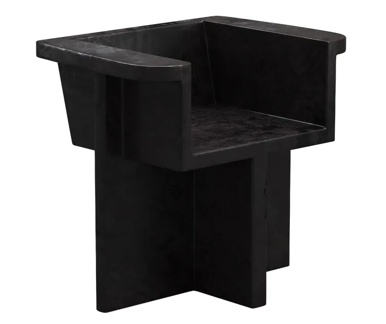 Dark gray brutus dining chair by copenhagen