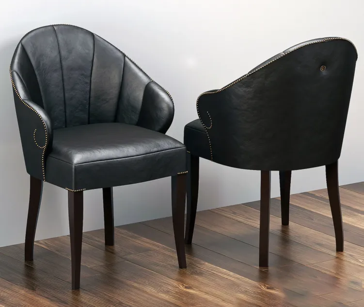 Design chairs with shaped armrests cloves s