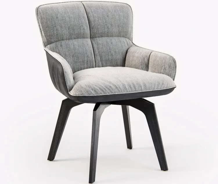 Freifrau marla armchair low wooden frame