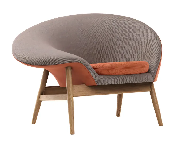 Fried egg lounge chair