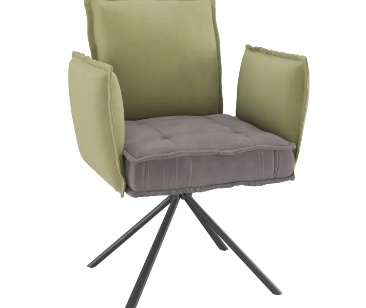 Homary modern upholstered velvet accent chair