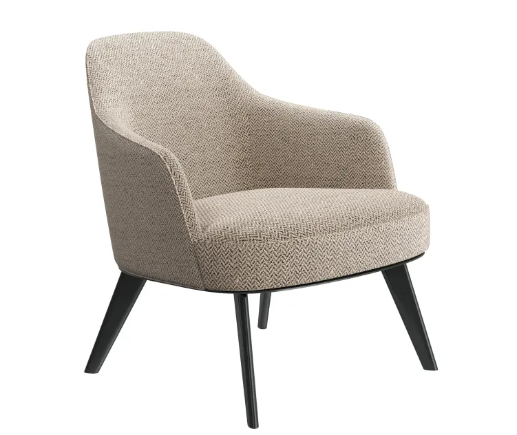 Jane armchair metal base