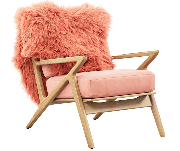 Joybird soto concave arm chair