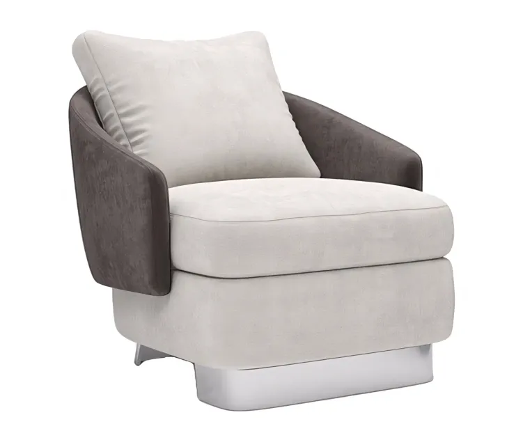 Lawson medium armchair by minotti