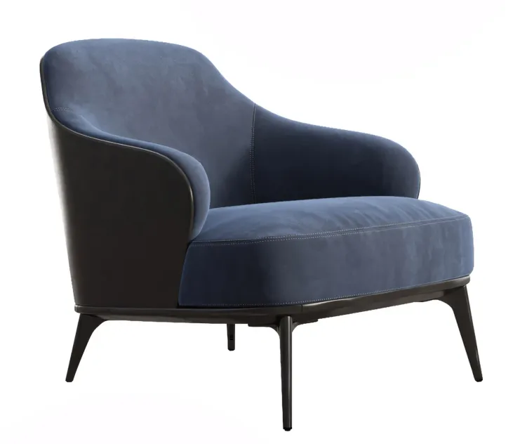Leslie armchair minotti