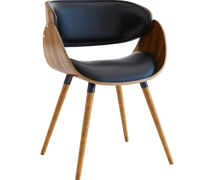 Mid century accent chair by corvus