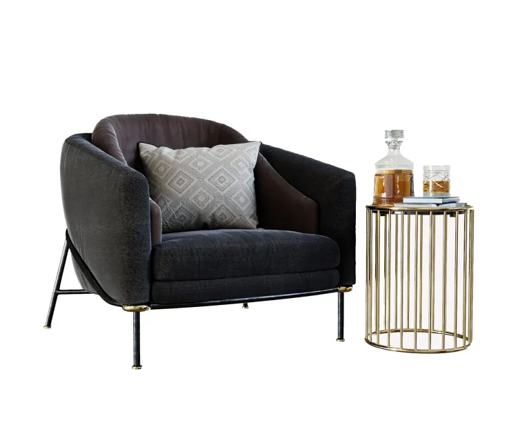 Minotti armchair table rl