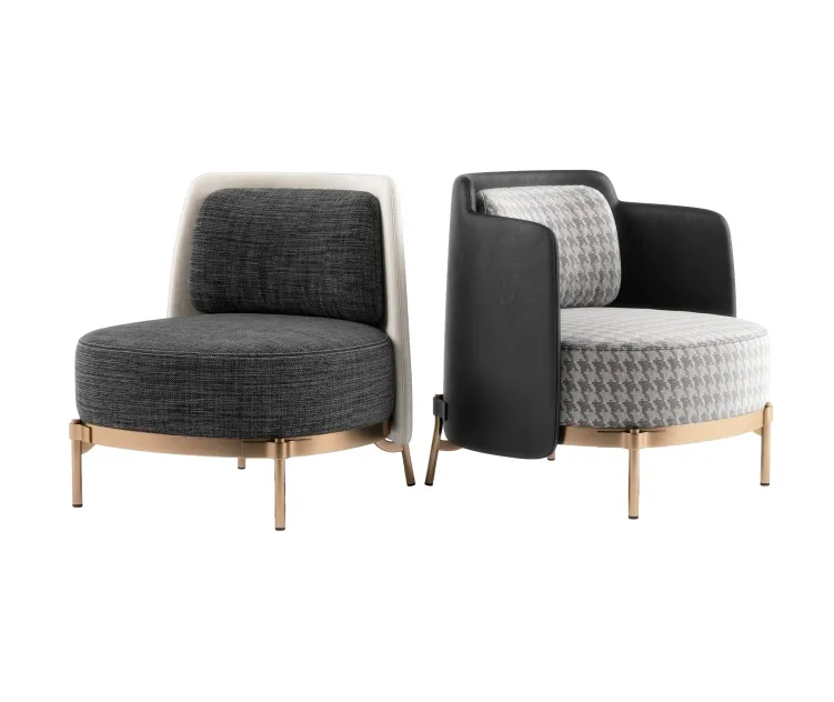Minotti tape armchairs