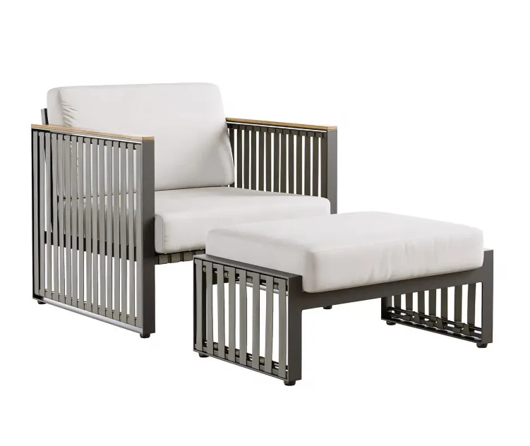 Outdoor garden wicker woven chair