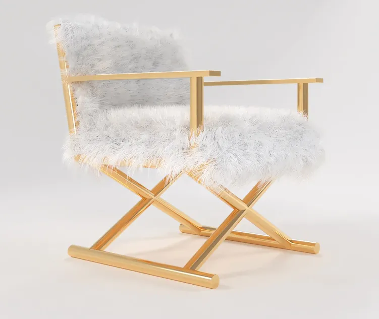 Rh altman tibetan wool chair