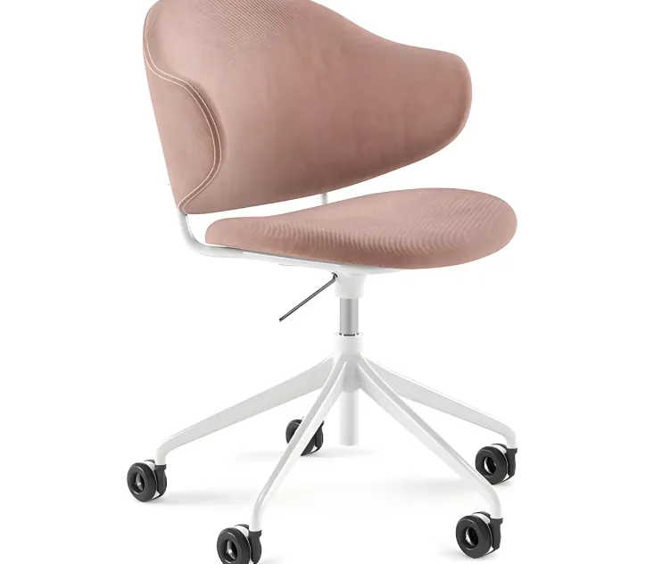 Holly upholstered home office chair calligaris