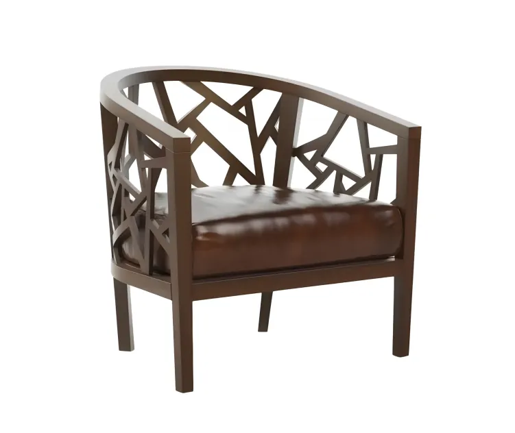 Crate barrel ankara truffle frame chair