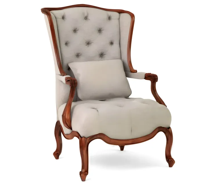 Wing backed chair