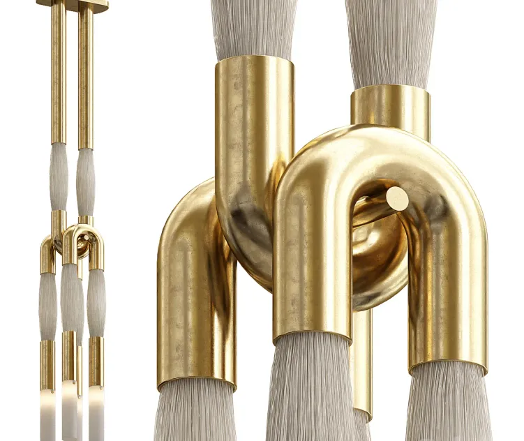 Apparatus Horsehair Pendant Light