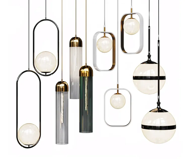 Four Pendant Lights amazing set