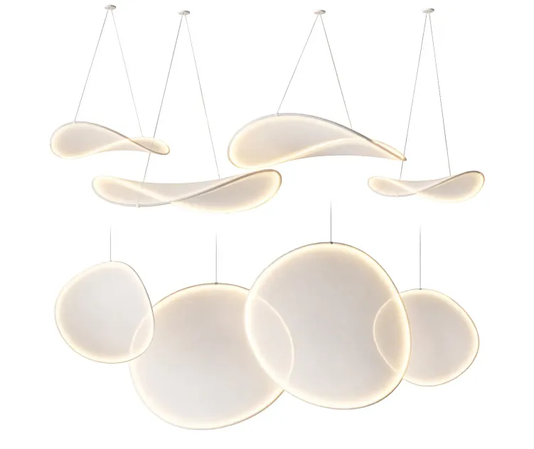 IIII LED fabric pendant lamps