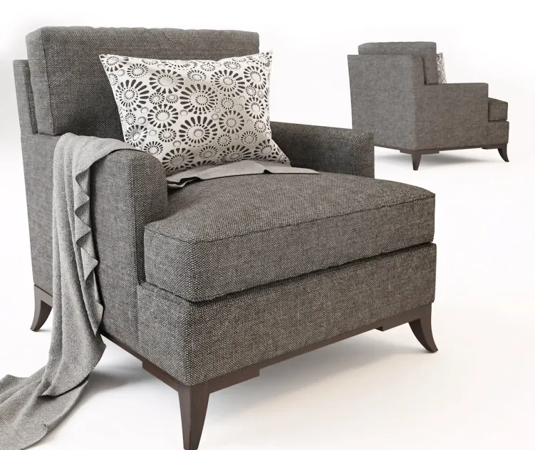 BAKER UPHOLSTERY PARAMOUNT CHAIR No C