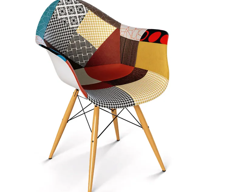 Chair Eames dsw patchwork