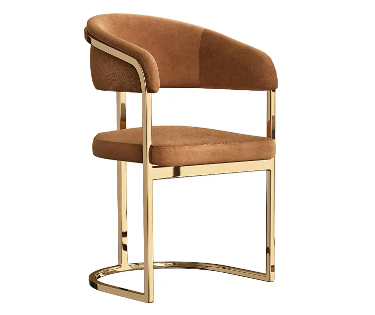 Chair Modern gold
